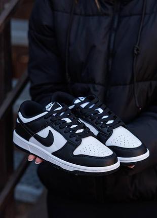 Nike sb dunk low white black 4