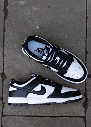 Nike sb dunk low white black 5