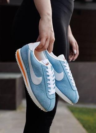 Nike cortez blue white