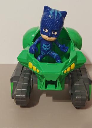 Игрушка из популярного детского мультсериала «герои в масках» (pj masks) машинка +фигурка