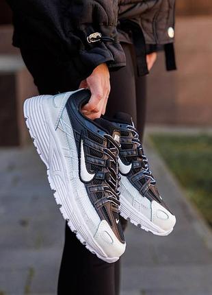 Nike p-6000 white black