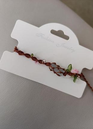 Интересный новый браслет в стиле handmade