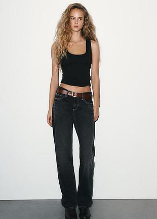 Широкие джинсы wide leg от zara, 42, 44рр, оригинал