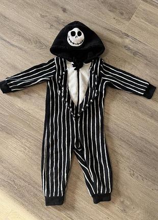 Дитячий флісовий чоловічок disney jack skellington 12-18 міс. (86 см)
