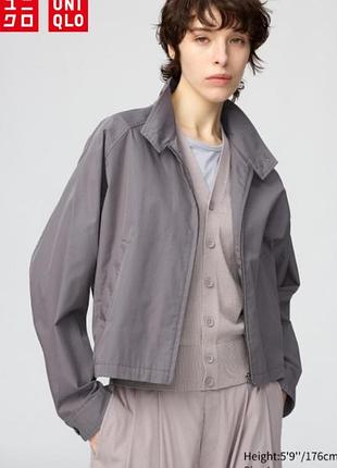 Блузон із суміші бавовни uniqlo