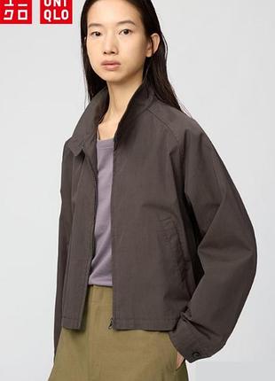 Блузон із суміші бавовни uniqlo