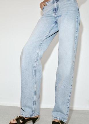 Жіночі голубі джинси zara