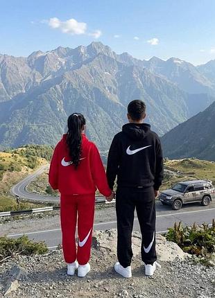 ✨👩‍❤️‍👨 парный спортивный комплект nike (худи + брюки) 🍂✨мод. 7260 (7261)