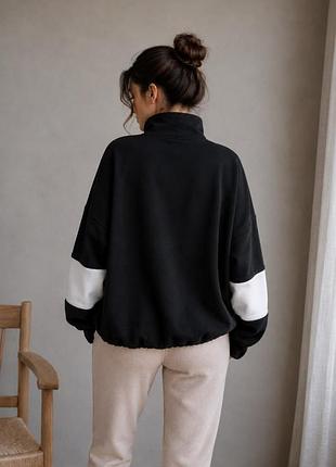 Худі на флісі oversize primark s чорний 2