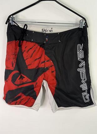 Quicksilver x miky picon printed y2k board shorts 31 size