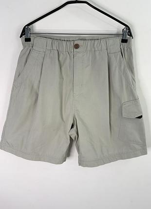 Simms nano sphere cargo shorts elastic waist fishing cotton/nylon blend 7" men’s l size