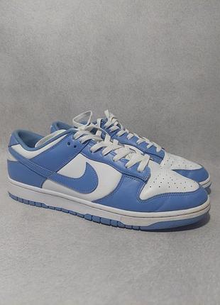 Кросівки nike dunk low retro polar blue white оригінал в чудовому стані