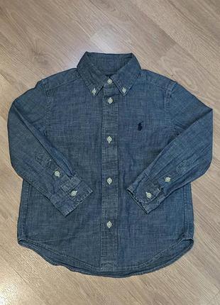Рубашка ralph lauren на 3 года, 98см