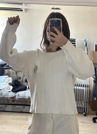 Светр білий one by one 2
