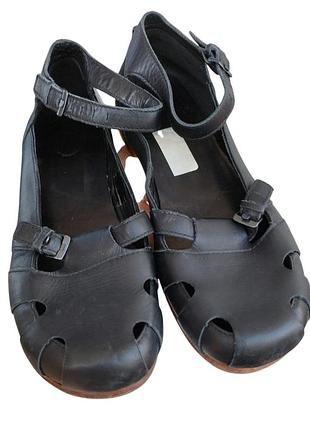 Кожаные туфли сандалии dr. martens mary jane / fisherman (р. 41, стелька 26 см)