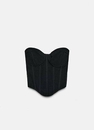 Трендовый корсет топ zara