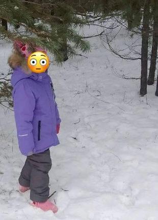Зимний термо комбинезон для девочек