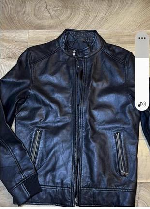 Куртка кожаная barneys originals