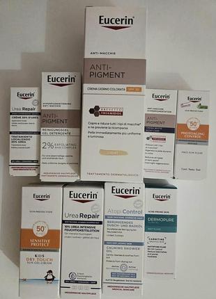 Набір денний крем проти пігментаціїї шкіри з тонуючим ефектом eucerin anti-pigment tinted spf 30