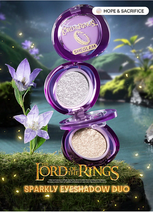 Тіні для повік sheglam the lord of the rings forces of fate eyeshadow duo - hope & sacrifice (6256)