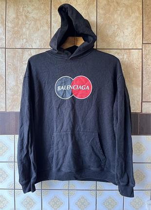 Balenciaga mastercard oversized худі унісекс