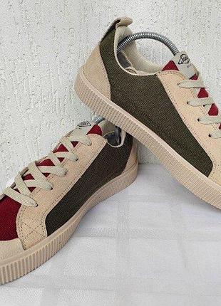 Кроссовки, мокасини кожанно-текстильние sanjo cordura р.39-40