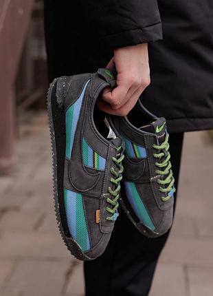 Nike cortez un/la grey blue