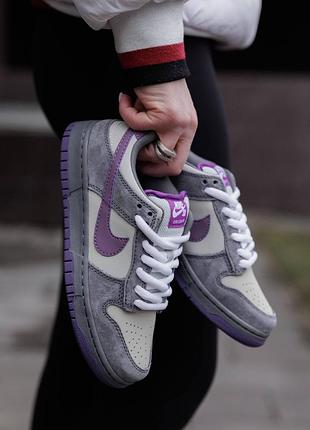 Nike sb dunk low purple pigeon