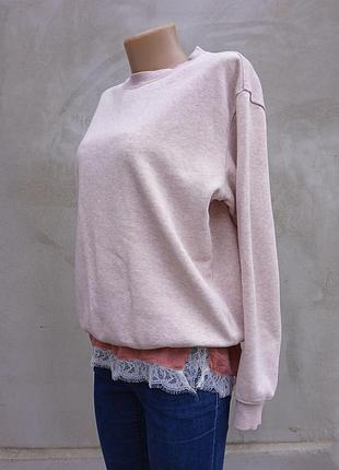 Світшот теплий/ свитшот теплый р.xs/s h&amp;m basic 9