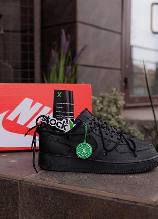 Nike air force 1 low black off custom