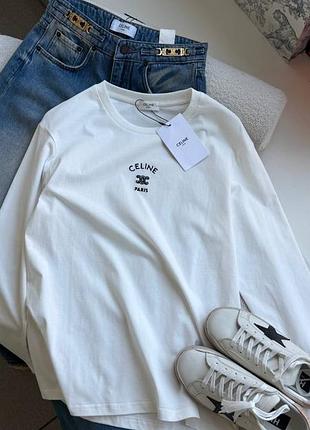Кофта лонгслів celine paris