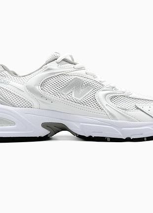 Кроссовки мужские, кроссовки женские, 1в1 люкс качество, кожа, new balance 530 silver, sky-nbl-0017