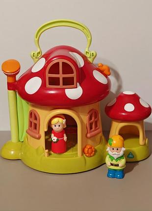 Игровой набор домик с фигурками elc happyland fairy toadstool cottage  домик для фей «волшебный мухомор») от британского бренда early learning centre.