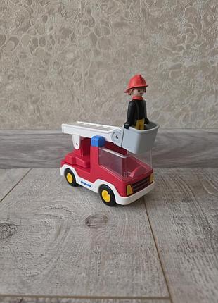 Ігровий набір playmobil  пожежна машина з драбиною