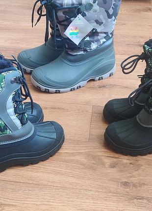 32 / 34 / jongens snowboots / winter / фирменные детские зимние сапоги / зимние ботинки для мальчиков и для девочек / италия / lowa