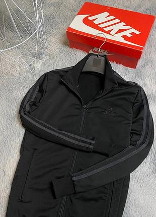 Олімпійка чорна lonsdale кофта на лампасах худі бомбер штани костюм харік бомбер