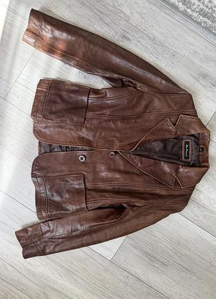 Вінтажний шкіряний жакет ben sherman