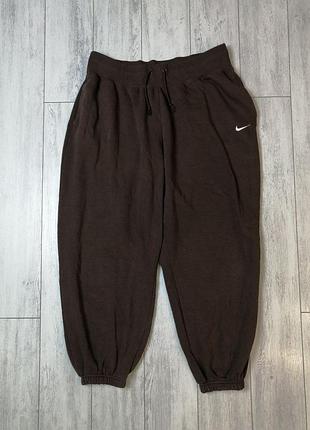 Женские коричневые джоггеры оверсайз nike phoenix fleece x