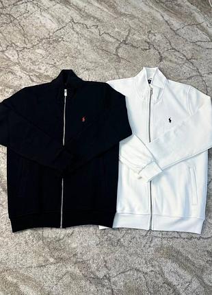 Олимпийка polo ralph lauren черная / белая
