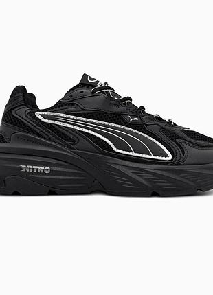 Кроссовки мужские, кроссовки женские, 1в1 люкс качество, кожа, puma fade nitro ls black, sky-pum-0031