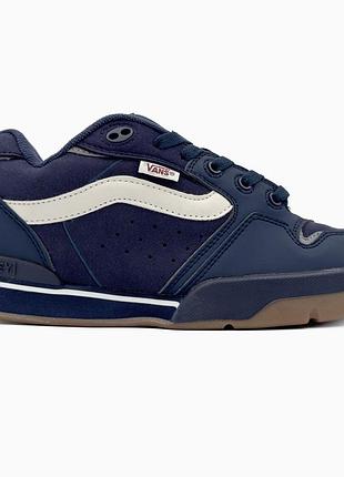 Кроссовки мужские, кроссовки женские, 1в1 люкс качество, кожа, vans rowley xlt blue, sky-van-0028