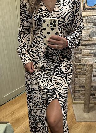 Шикарное длинное платье topshop