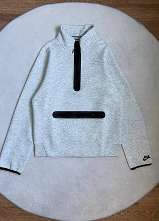 Кофта nike sportwear tech fleece сіра