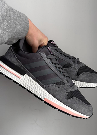 Кроссовки мужские, кроссовки женские, 1в1 люкс качество, кожа, adidas zx 500 grey, juice-0708v