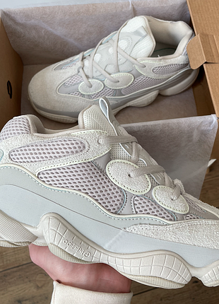 Кроссовки мужские, кроссовки женские, 1в1 люкс качество, кожа, adidas yeezy boost 500 blush, juice-0618v