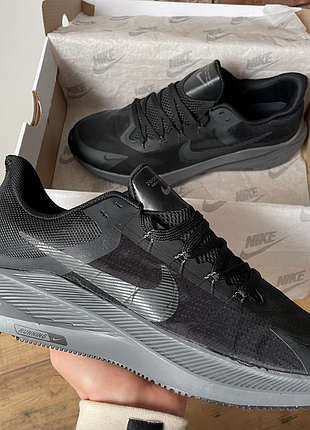 Кроссовки мужские, кроссовки женские, 1в1 люкс качество, кожа, nike zoom air running black/grey, juice-0594v