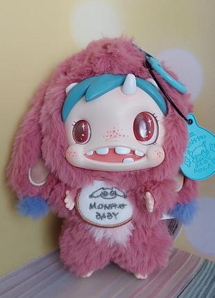 Плюшевый брелок-сюрприз pop mart из коллекции polar-monster baby (версия 1)