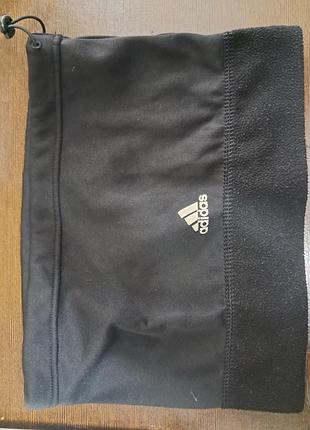 Чорний зимовий баф adidas із флісовою підкладкою