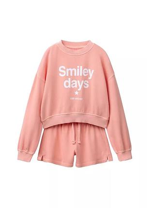 Костюм на дівчинку кофта та шорти zara