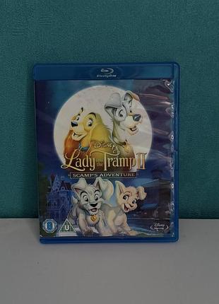 Диск мультфільм англійською леді та волоцюга 2: пригоди пустуна» (lady and the tramp ii: scamp's adventure) blu-ray